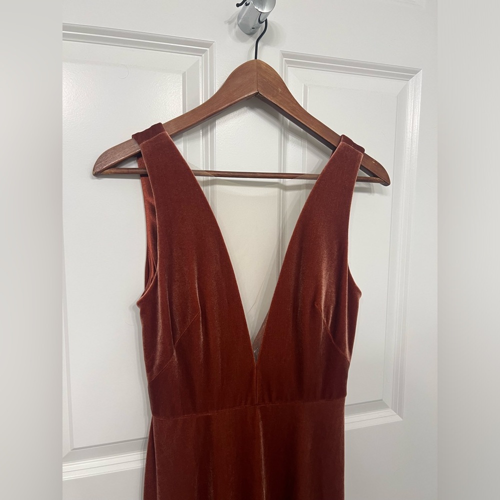 Jenny Yoo Logan Velvet Dress - Picture 6 of 9